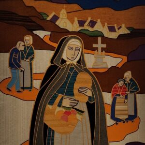 Tapestry of St. Jeanne Jugan, Founder of the Little Sisters of the Poor